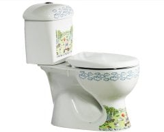 Turkuaz  Çocuk Klozeti Alttan Çıkışlı