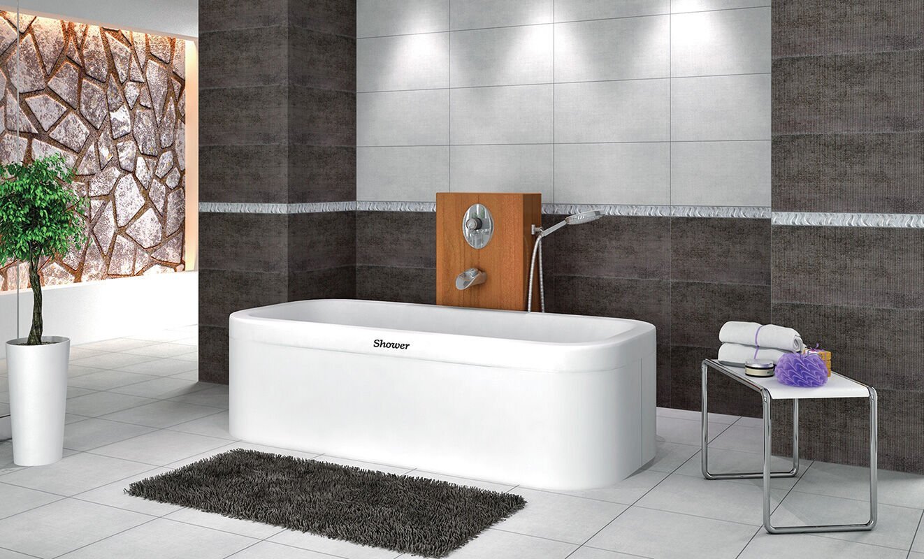 Shower Eliptica 180x80 Akrilik Küvet