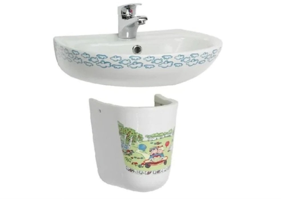 TURKUAZ  Çocuk Lavabosu 35x45