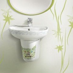 TURKUAZ  Çocuk Lavabosu 35x45