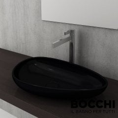 BOCCHI Etna Çanak Lavabo Parlak Siyah