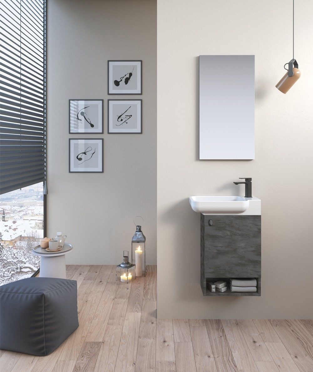 Orka Begonya 53 cm Irony Banyo Dolabı