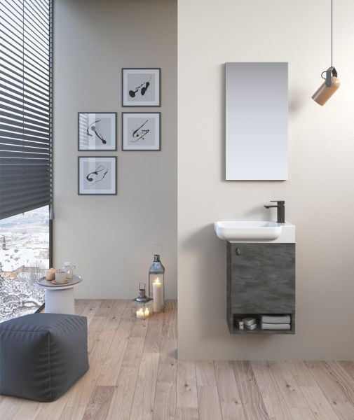 Orka Begonya 53 cm Irony Banyo Dolabı