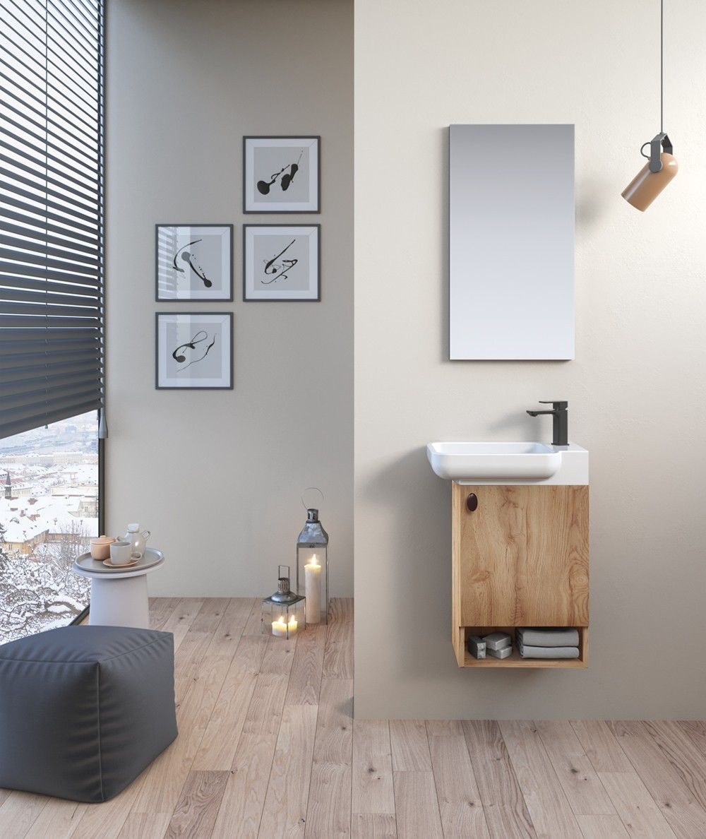 Orka Begonya 53 cm Legnano Banyo Dolabı