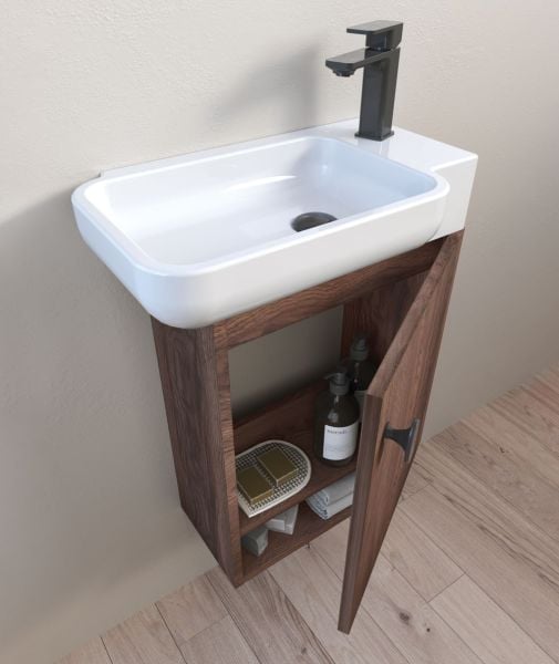 Orka Begonya 53 cm Navara Banyo Dolabı