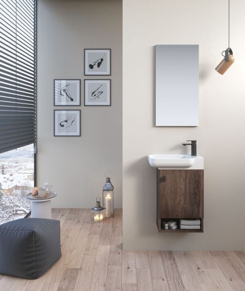 Orka Begonya 53 cm Navara Banyo Dolabı