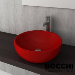 BOCCHI Venezia Çanak Lavabo, 45 cm, Kırmızı