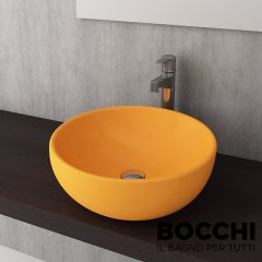 BOCCHI Venezia Çanak Lavabo, 45 cm, Mandalina Sarısı