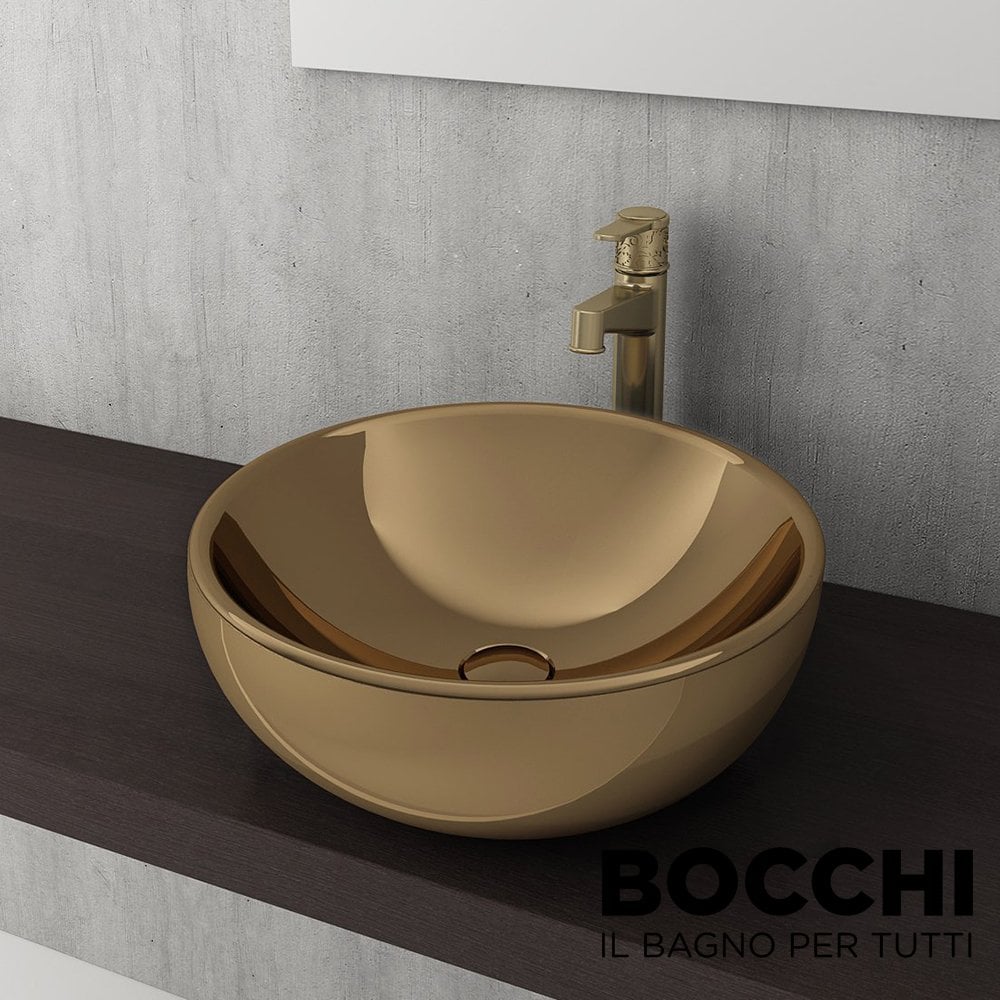 BOCCHI Venezia Çanak Lavabo, 45 cm, Altın