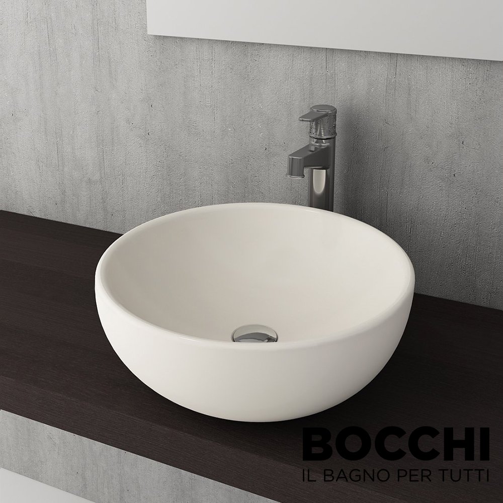BOCCHI Venezia Çanak Lavabo, 45 cm, Bisküvi