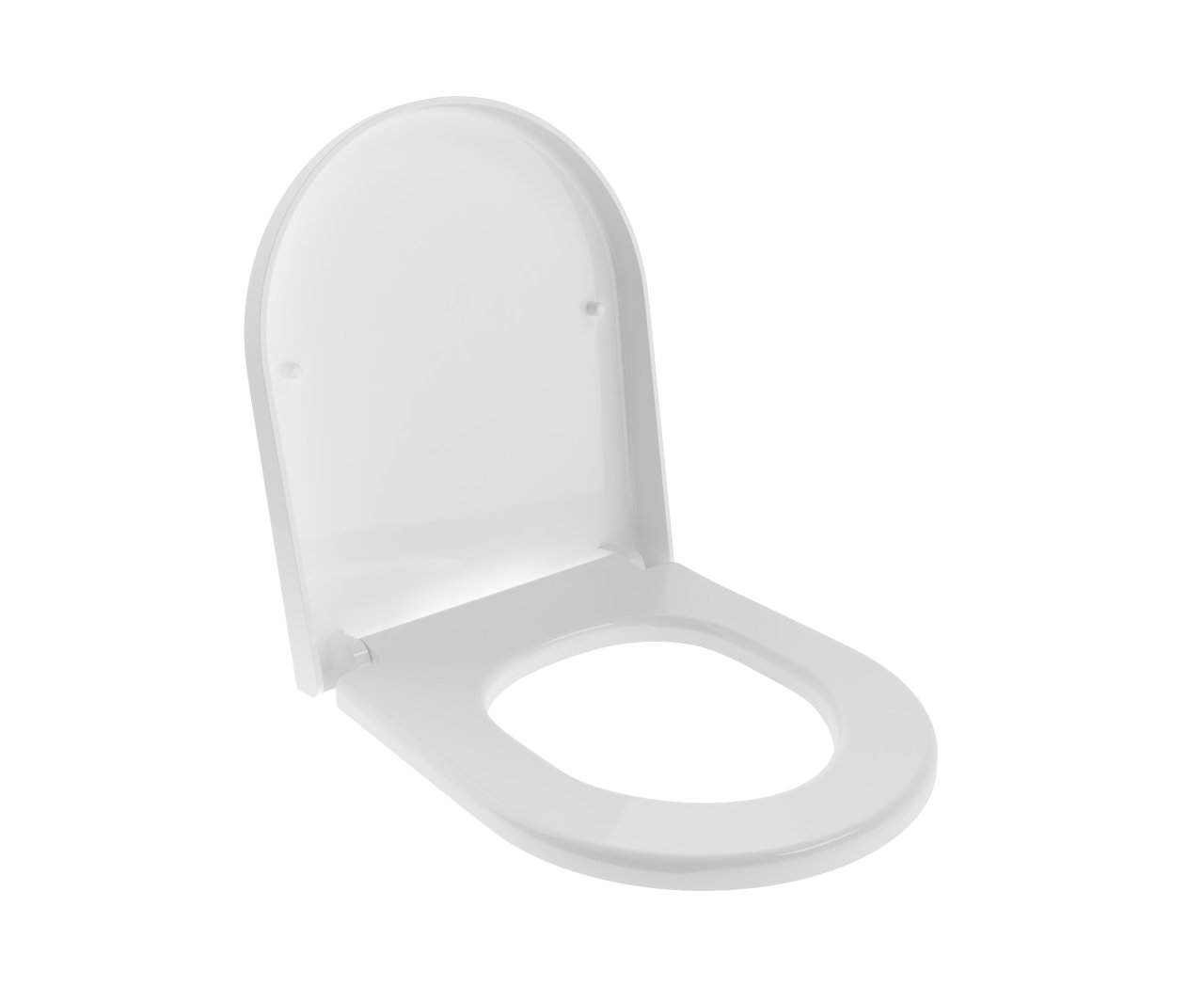 BOCCHI Pure S Klozet Kapağı, Parlak Beyaz