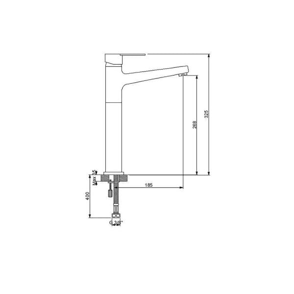 NEWARC Domino Çanak Tipi Lavabo Bataryası