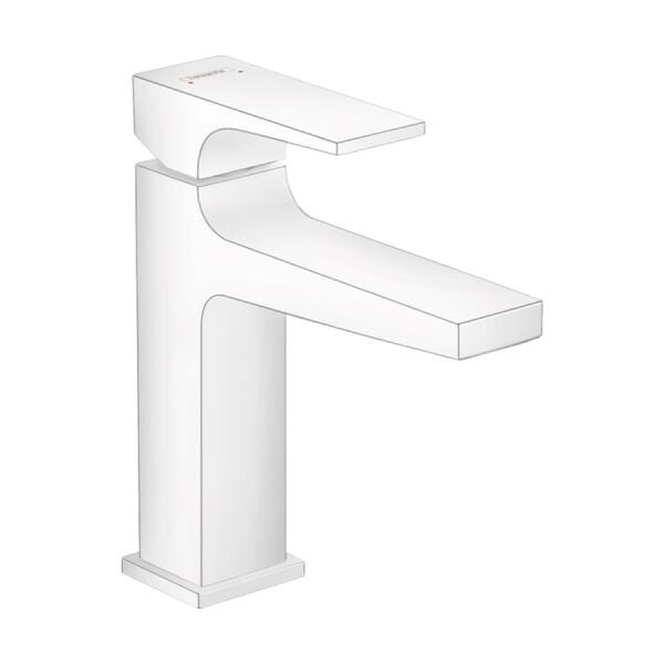 Hansgrohe Metropol Lavabo Bataryası, Sifon Kumandalı, Mat Beyaz