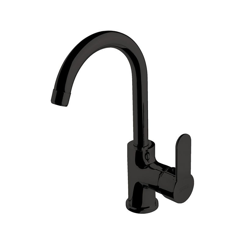 NEWARC Domino Dönerli Lavabo Bataryası Siyah