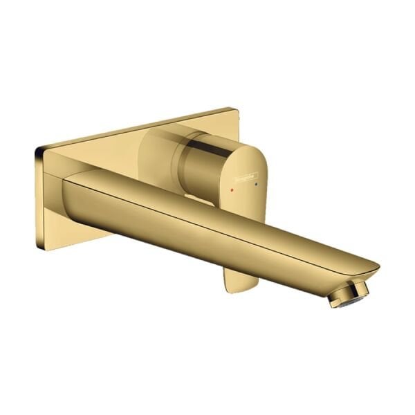 Hansgrohe Talis E 225 mm  Ankastre Lavabo Bataryası Parlak Altın