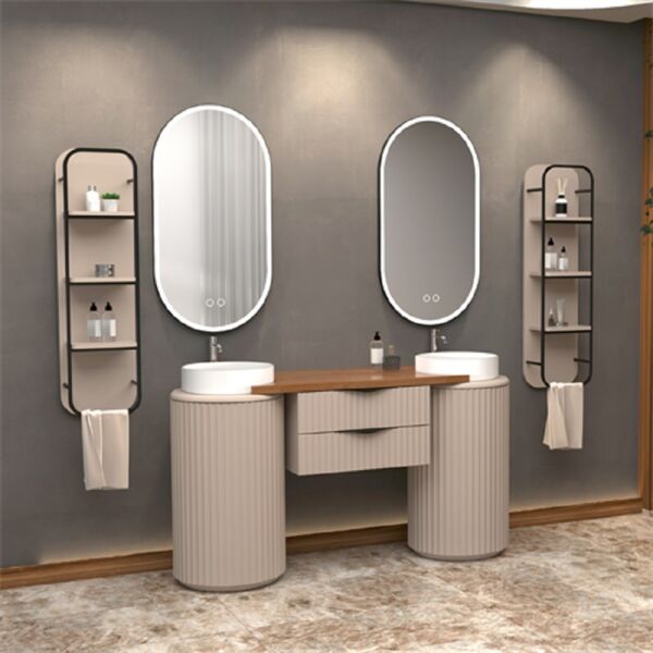 Aquanil Lotus Duo 150 cm Vizon Banyo Dolabı