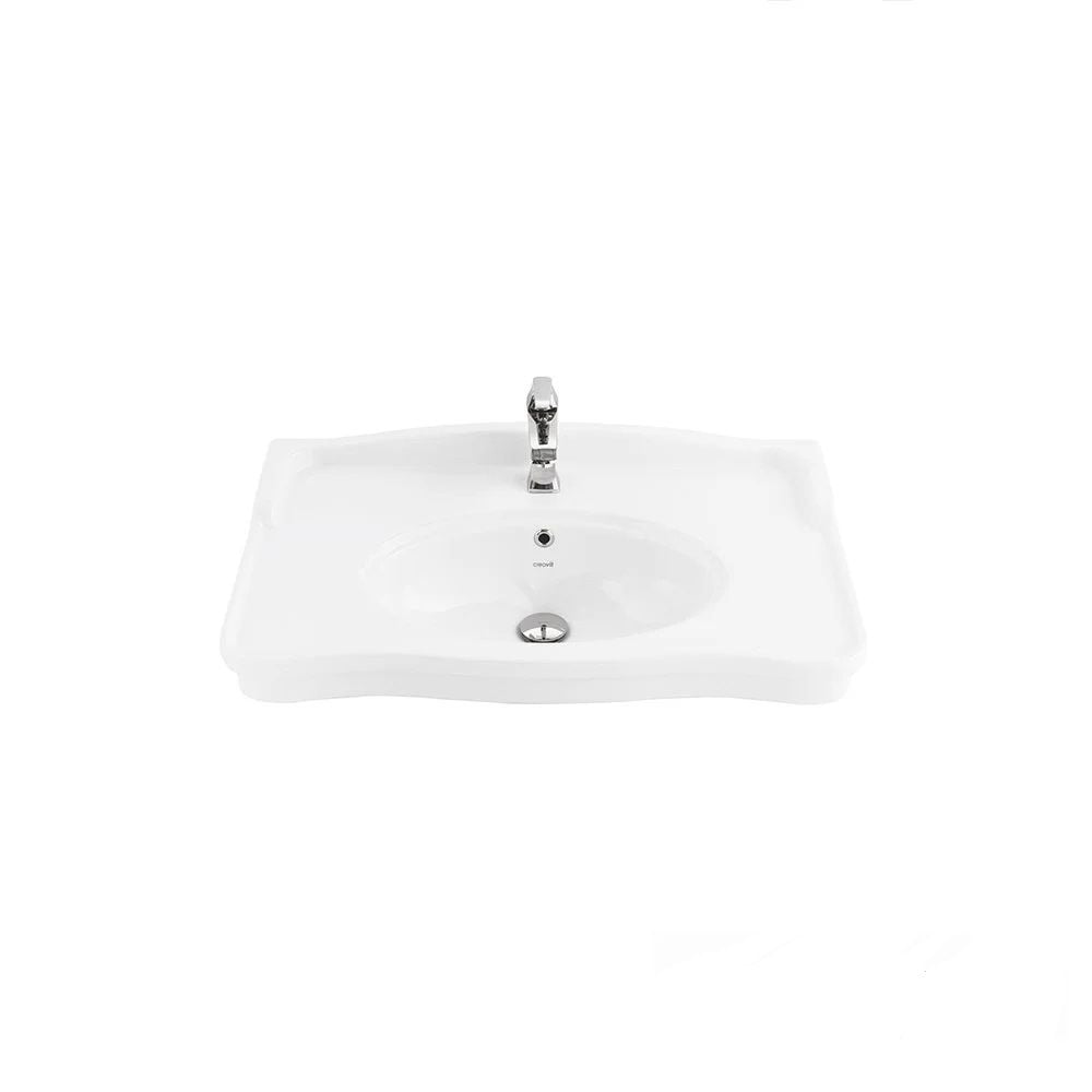 CREAVİT Antik 50x80 cm Lavabo Tam Ayak (2 adet) Beyaz