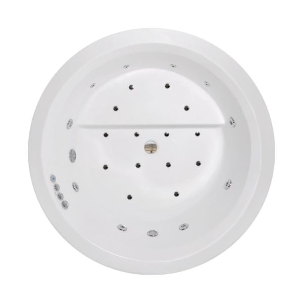 Shower Anka Plus 150x150 cm Ahşap Panelli Oturmalı Küvet