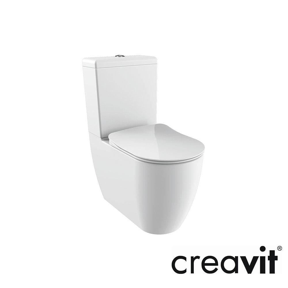 CREAVİT Free Duvara Dayalı Klozet Takımı Beyaz