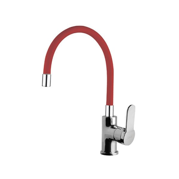 NEWARC Domino Evye Bataryası Slikon Borulu - Kırmızı