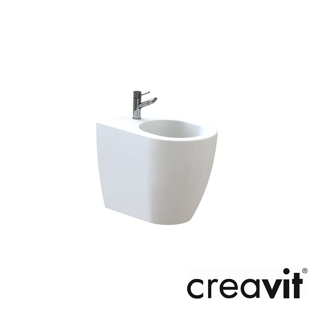 CREAVİT Free Duvara Dayalı Bide Beyaz