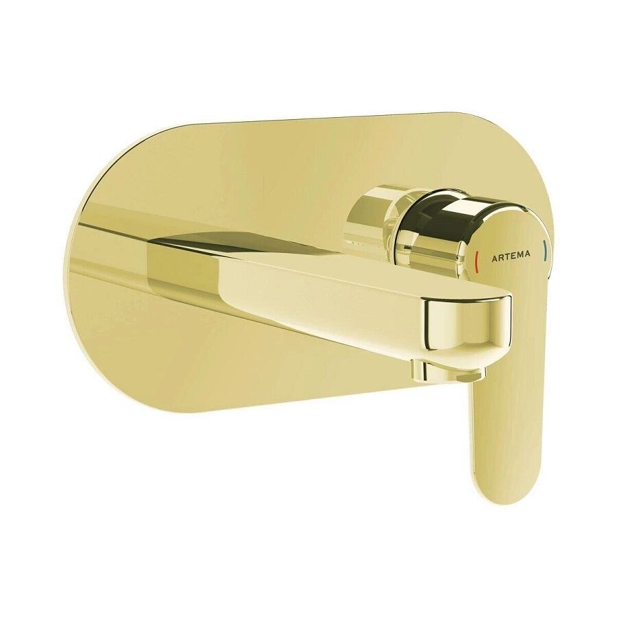 Artema Root Round Ankastre Lavabo Bataryası, Altın