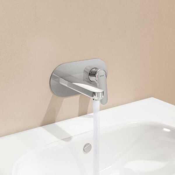 Artema Root Round Ankastre Lavabo Bataryası, Krom