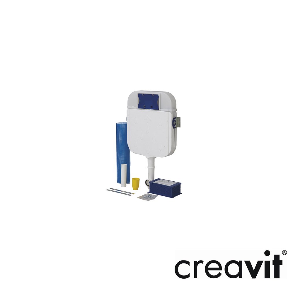 CREAVİT Pilli  Fotoselli Çocuk Klozetler için Gömme Rezervuar Seti