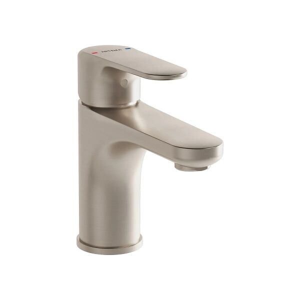 Artema Root Round Lavabo Bataryası, Fırçalı Nikel