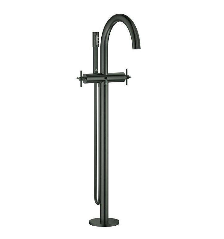 Grohe Atrio Tabandan Küvet Bataryası Fırçalı Sert Grafiti