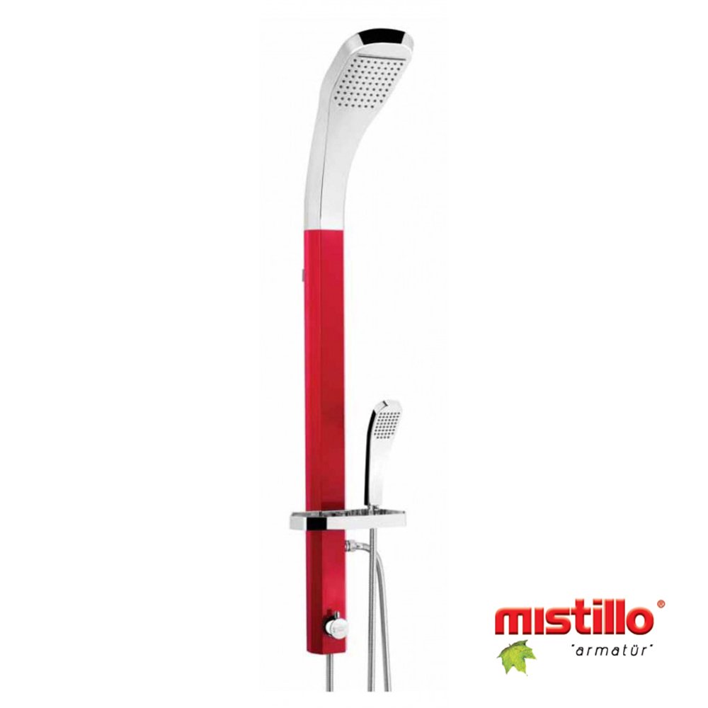 Mistillo İnox Eagle Duş Sistemi Kırmızı