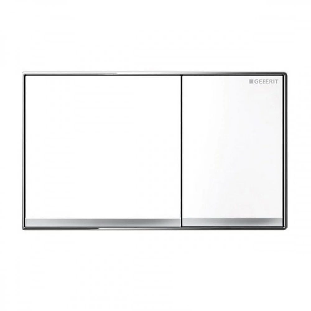 GEBERİT Sigma60 Kumanda Paneli (Beyaz-Cam) Çift Basmalı