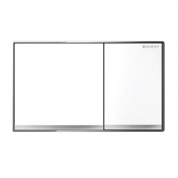 GEBERİT Sigma60 Kumanda Paneli (Beyaz-Cam) Çift Basmalı
