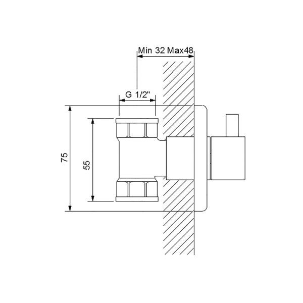 NEWARC Maximal Stop Valf Altın