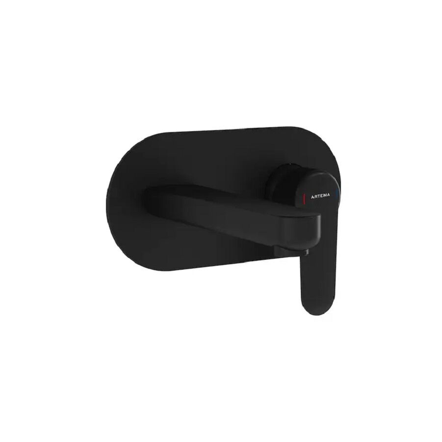 Artema Root Round Ankastre Lavabo Bataryası, Mat Siyah
