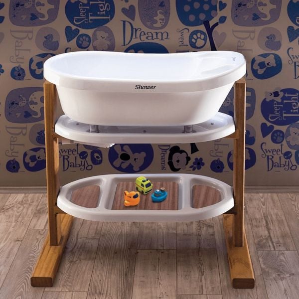 Shower Baby Shower 96x60 cm İreko Sehpalı Bebek Küveti