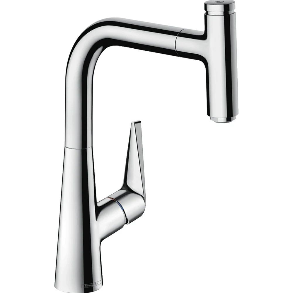 Hansgrohe Talis Select S Tek kollu eviye bataryası 220, spiralli gaga