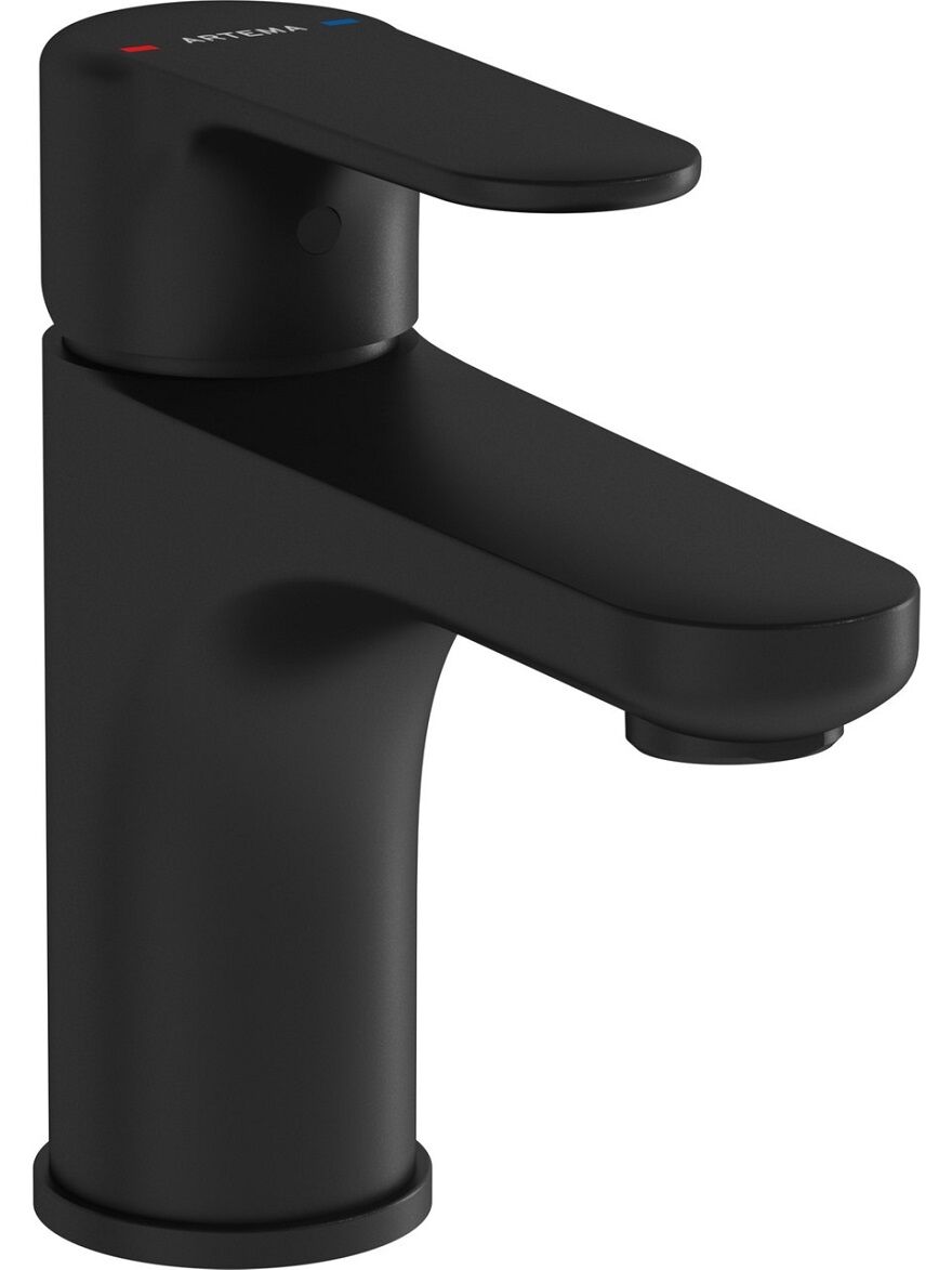 Artema Root Round Lavabo Bataryası, Mat Siyah