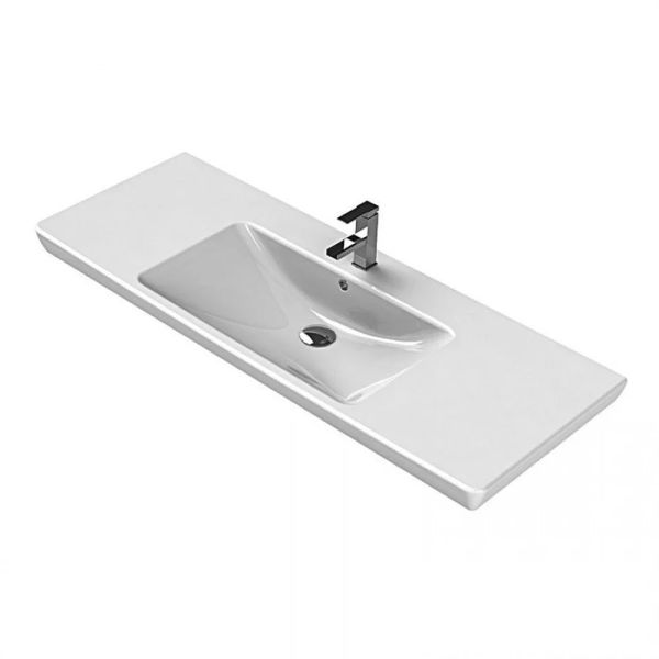 Turkuaz Porto D Etajerli Lavabo 125 cm