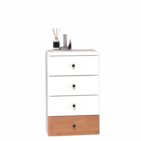 Aquanil Bellisimo 100 cm Beyaz Kayın Banyo Dolabı