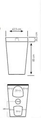 Pure Calacatta Kolon Lavabo