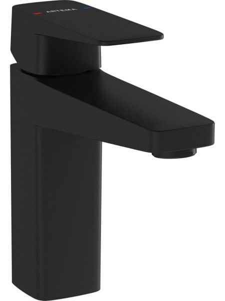 Artema Root Square Yüksek Lavabo Bataryası Mat Siyah