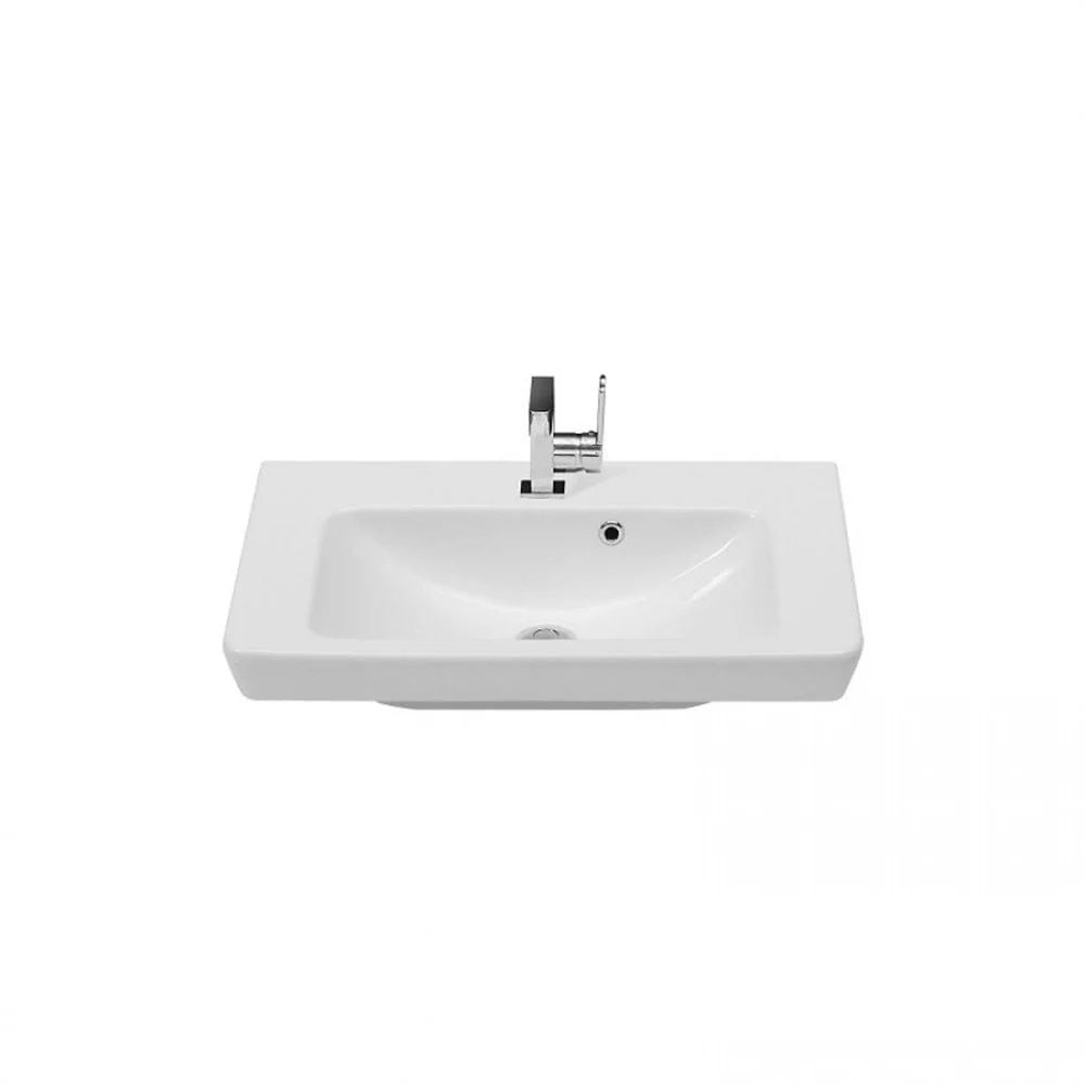 Turkuaz Porto Etajerli Dar Lavabo 65 cm