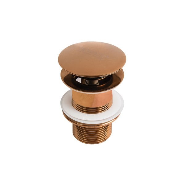 NEWARC Basmalı Deliksiz Sifon Üst Takımı - Parlak Bakır