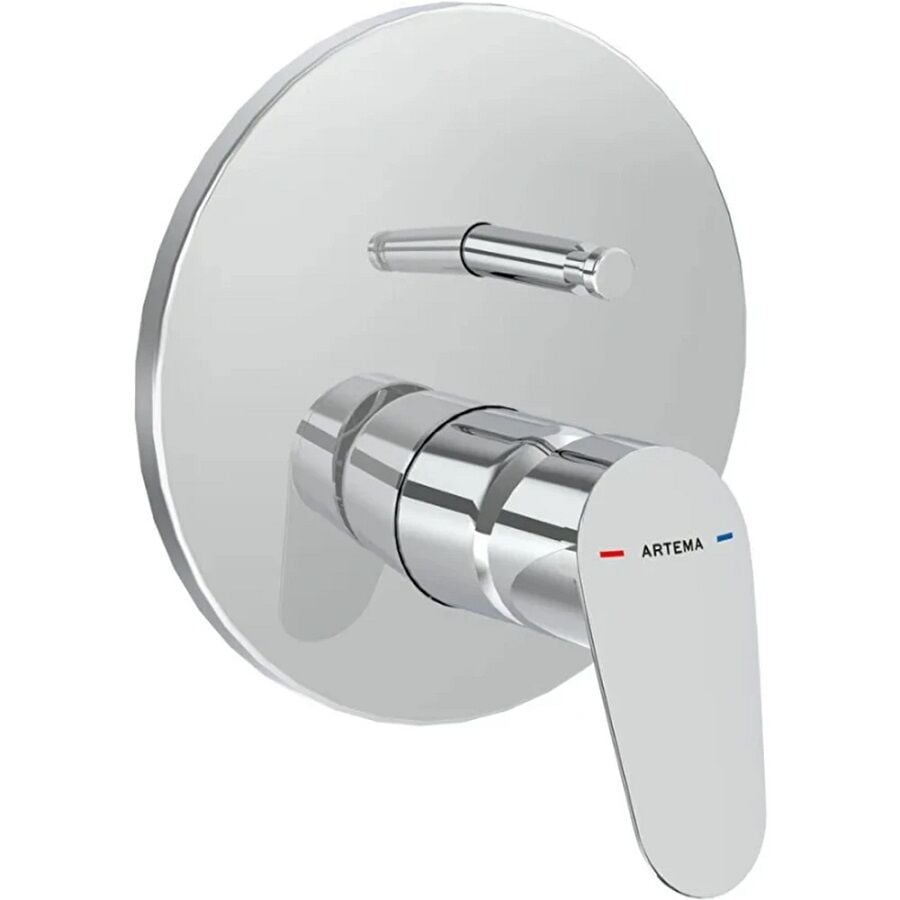 Artema Flow Round Ankastre Banyo Bataryası Krom