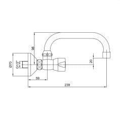 ECA  Pınar  Eviye Bataryası