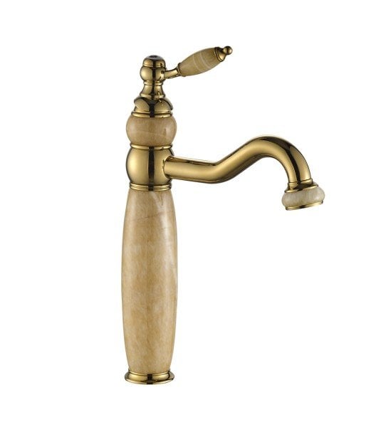LPD Elite Çanak Lavabo Bataryası Uzun PVD Gold