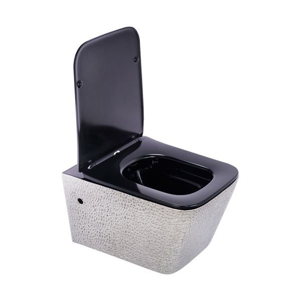 Pure Concept Asma Klozet Crocodile Silver Kanalsız