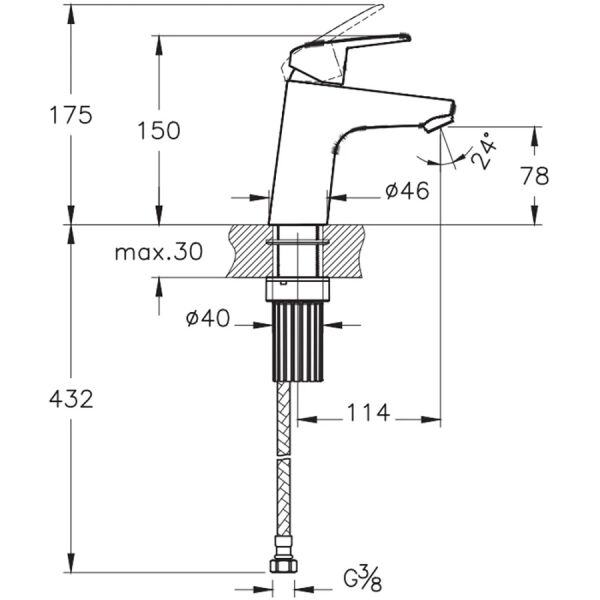 Artema Flow Round Lavabo Bataryası