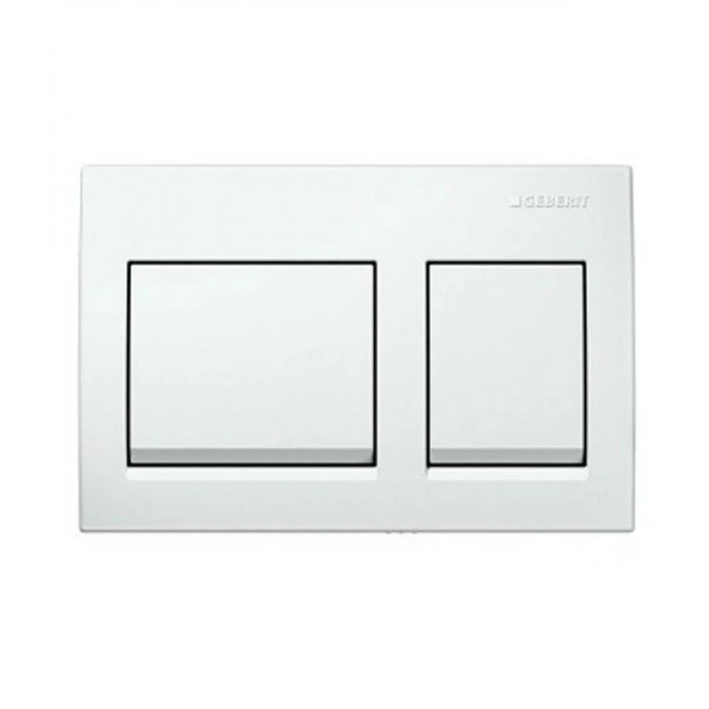 GEBERİT Alpha35 Kumanda Paneli, Çift Basmalı (Beyaz)